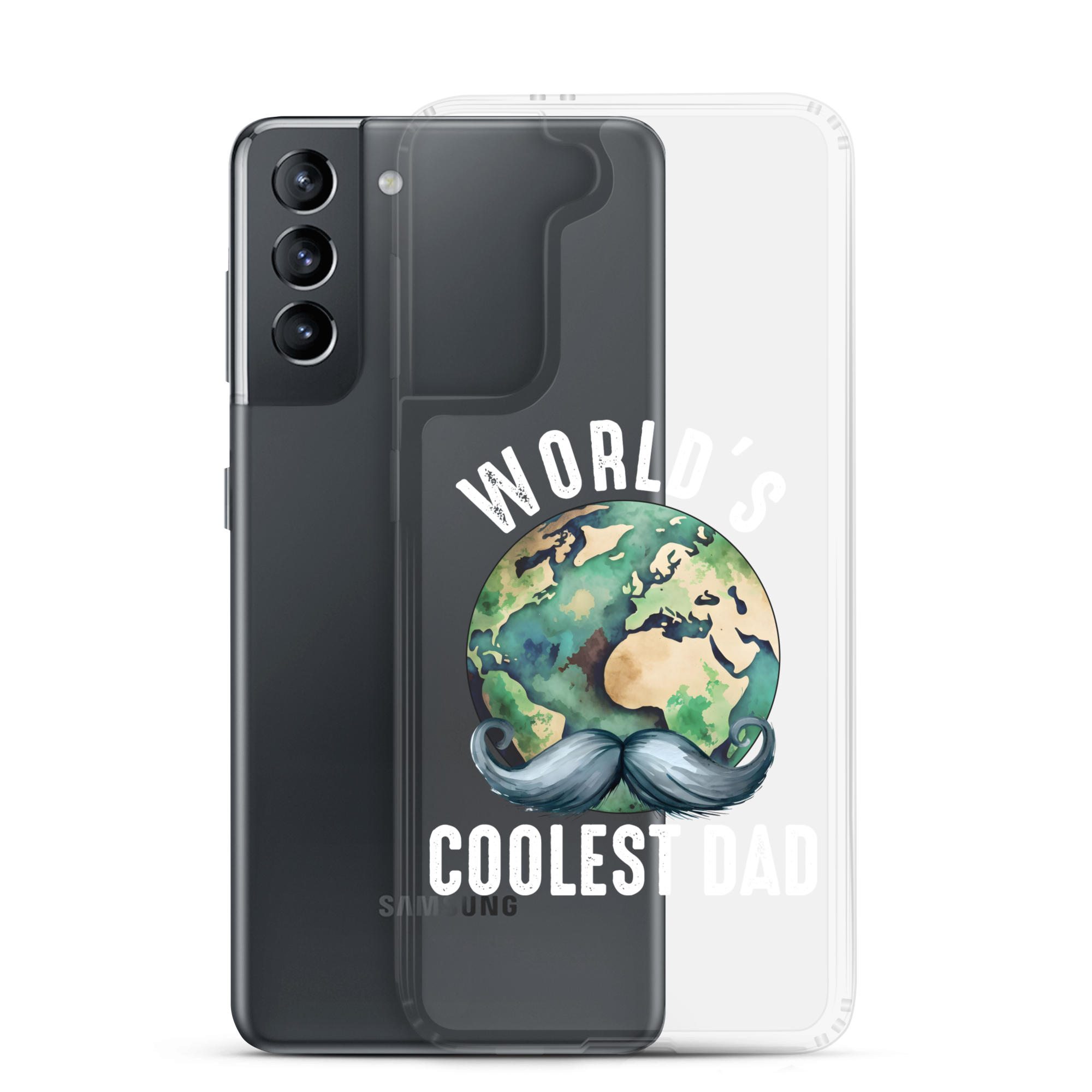 World's Coolest Dad Clear Case for Samsung®