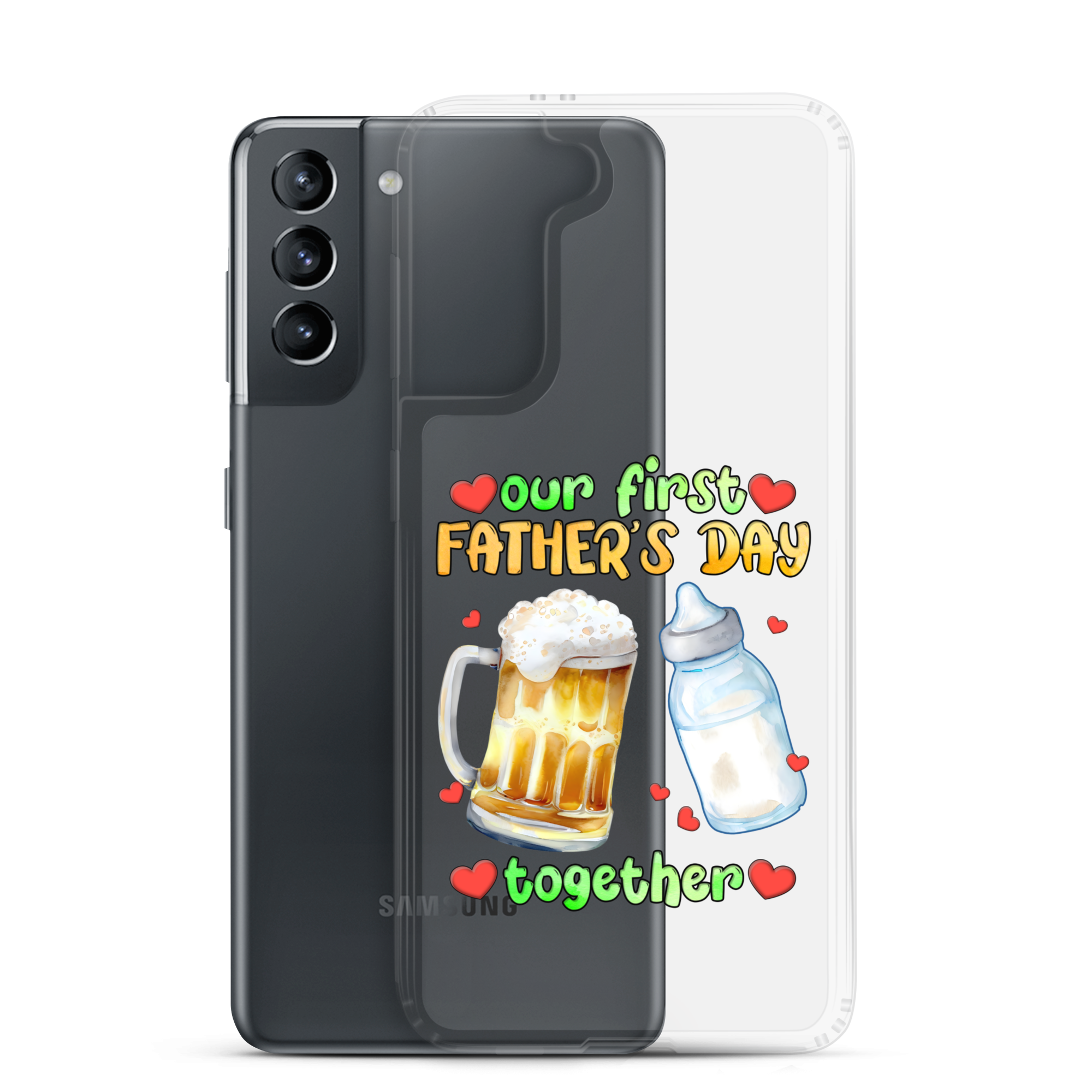 Our First Father's Day Together Clear Case for Samsung®