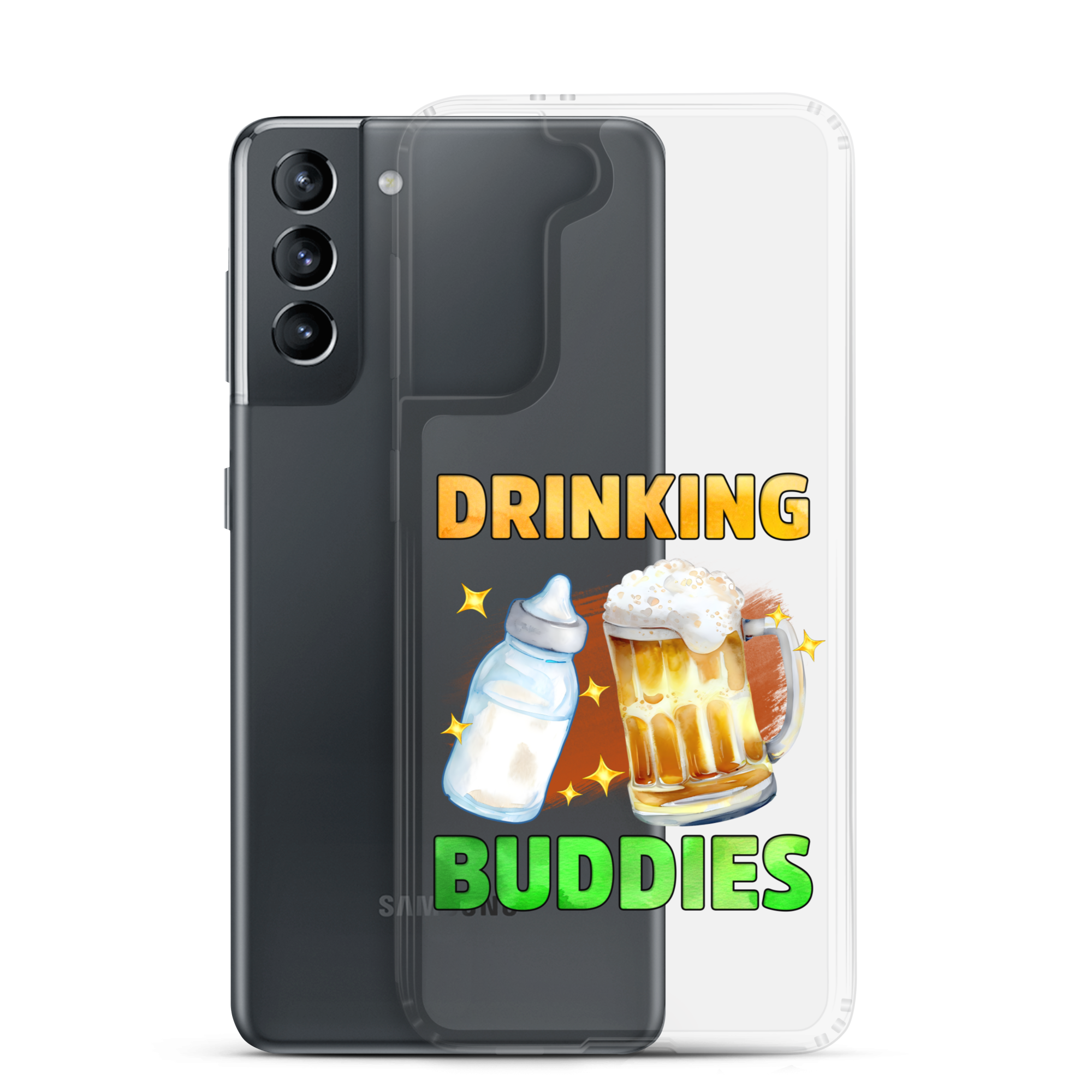 Drinking Buddies Clear Case for Samsung®