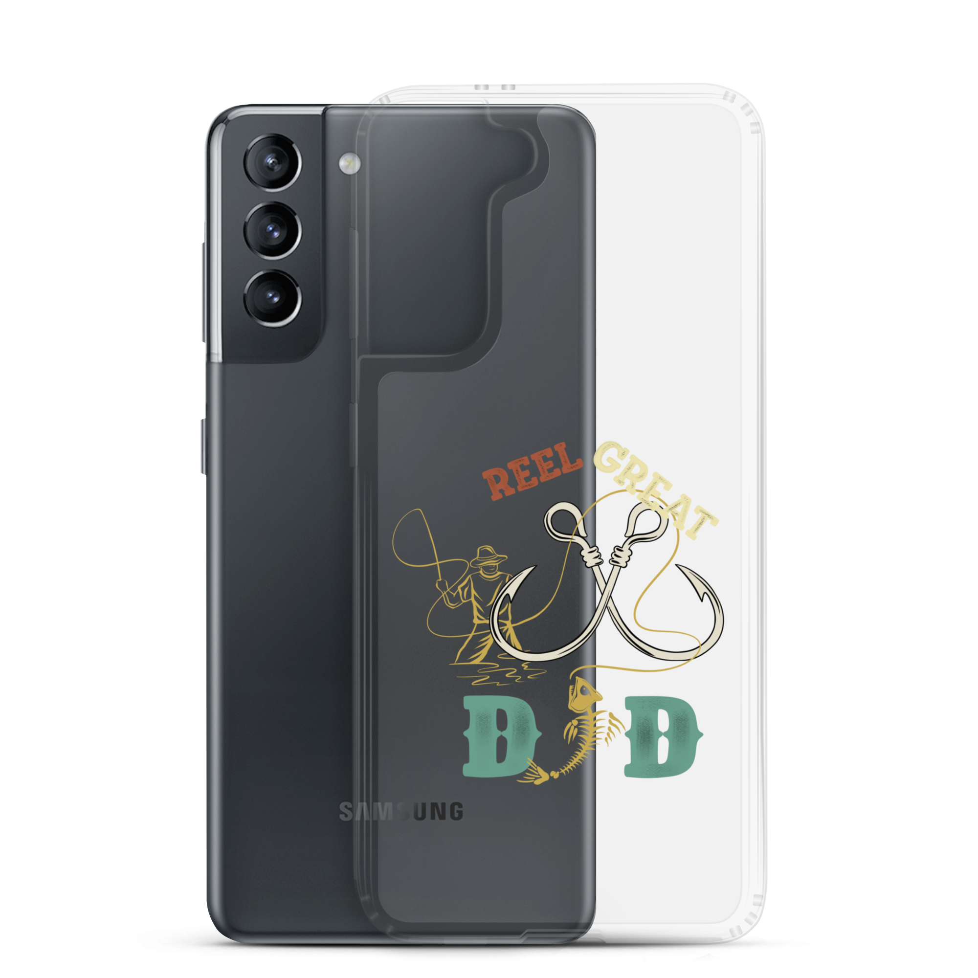 Reel Great Dad Clear Case for Samsung®