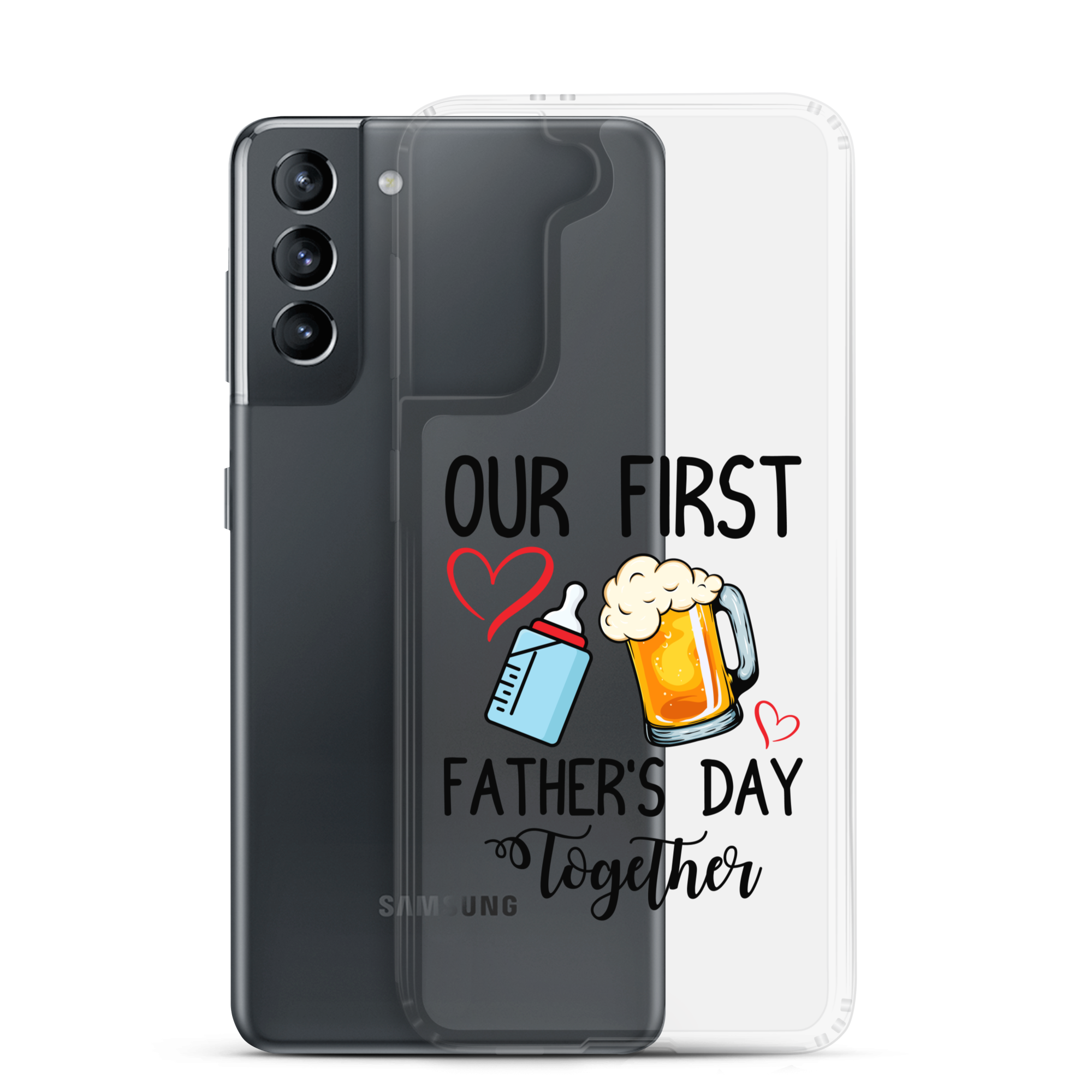 Our First Father's Day Together Clear Case for Samsung®