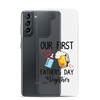 Our First Father's Day Together Clear Case for Samsung®