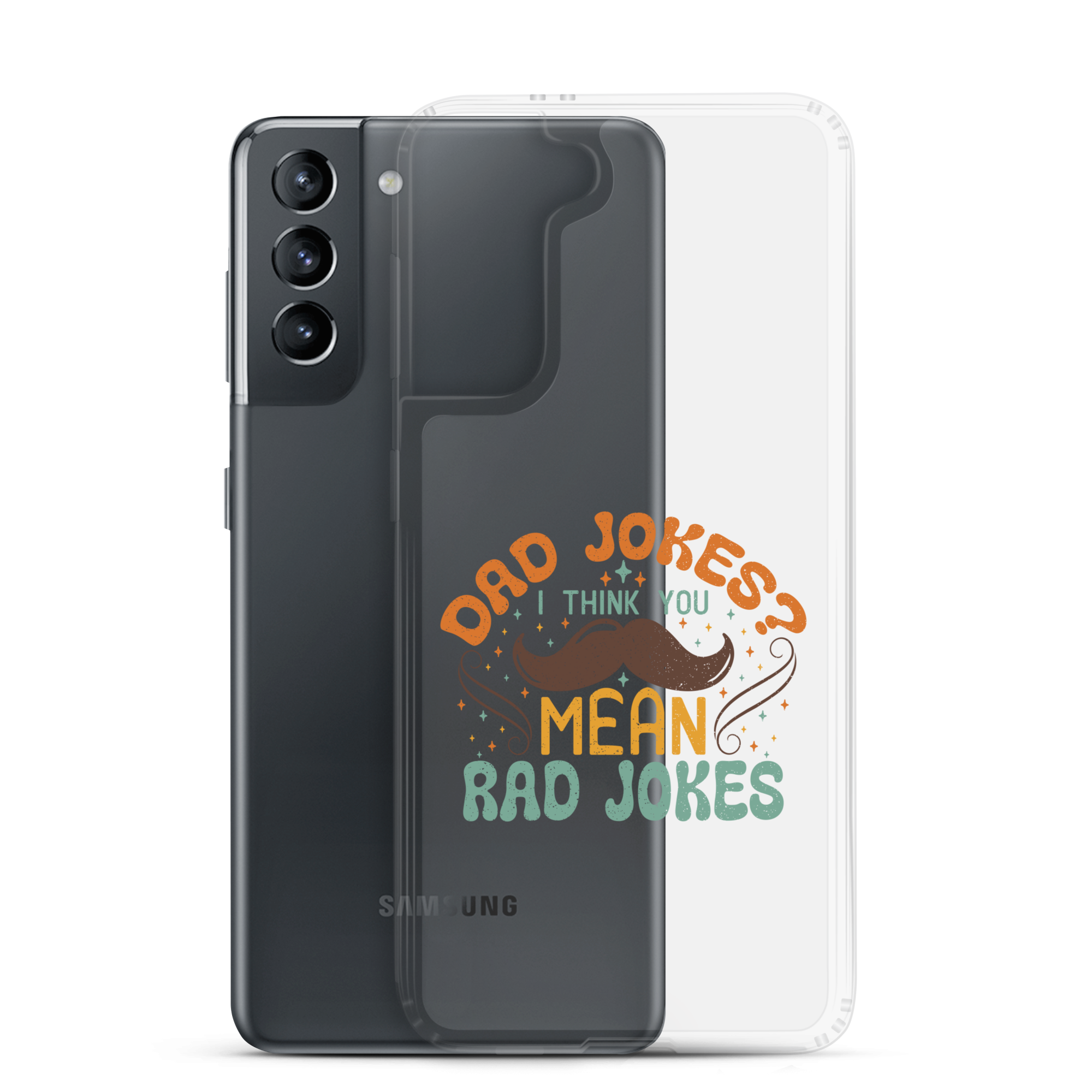 Dad Jokes I Think You Mean You Mean Rad Jokes Clear Case for Samsung®