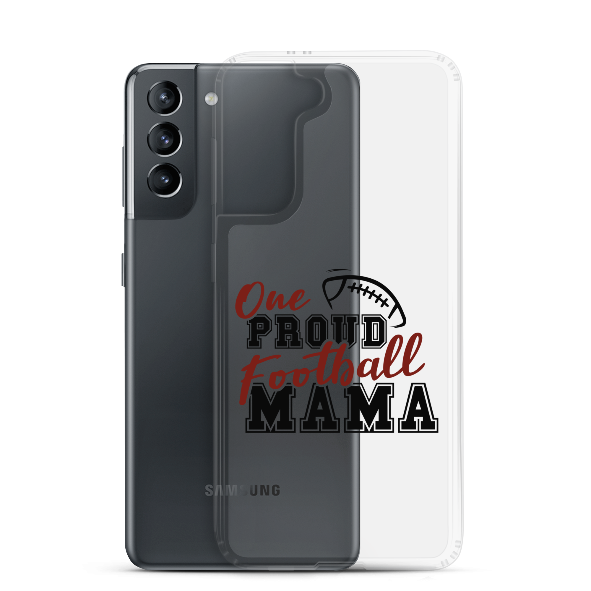 One Proud Football Mom Clear Case for Samsung®