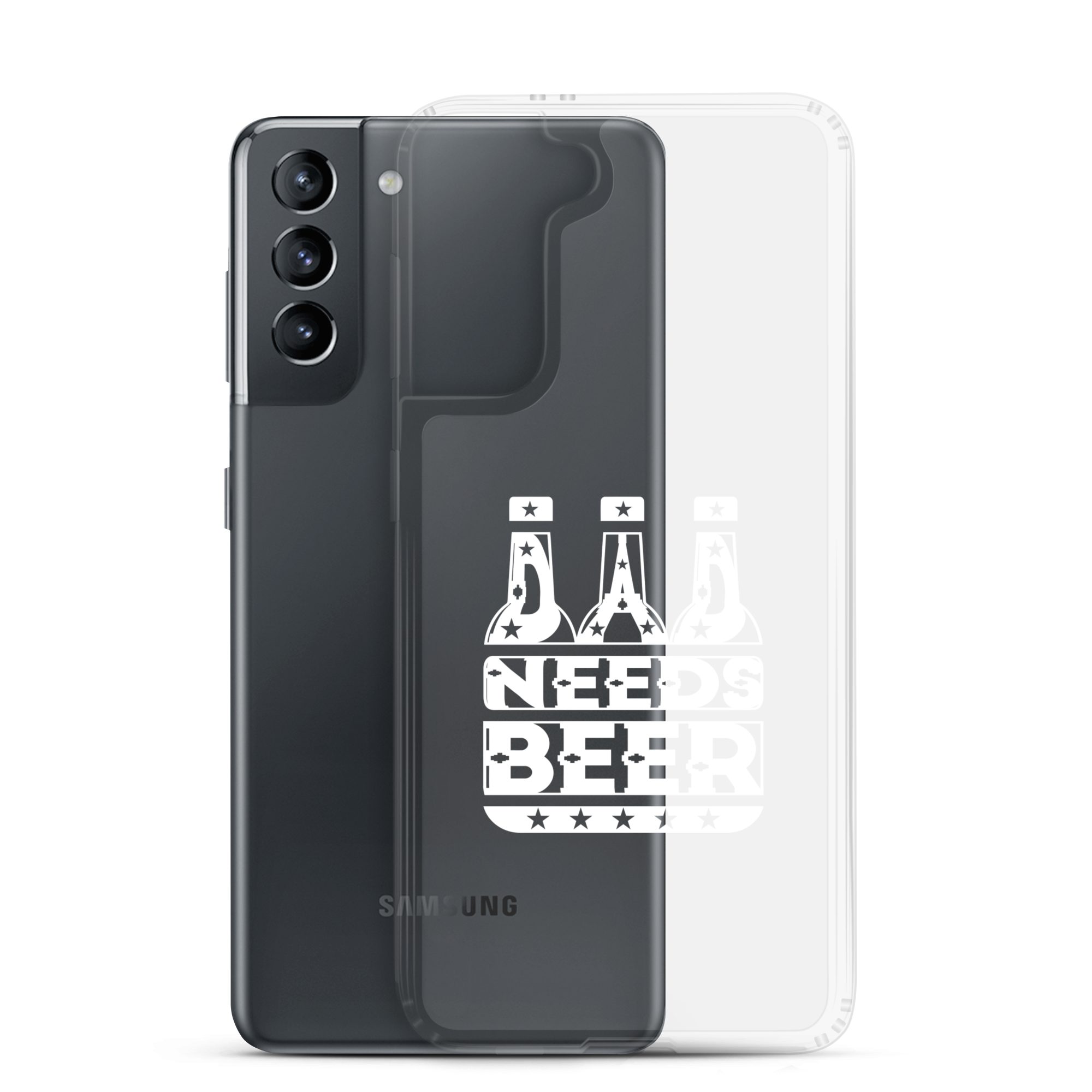 Dad Needs Beer Clear Case for Samsung®