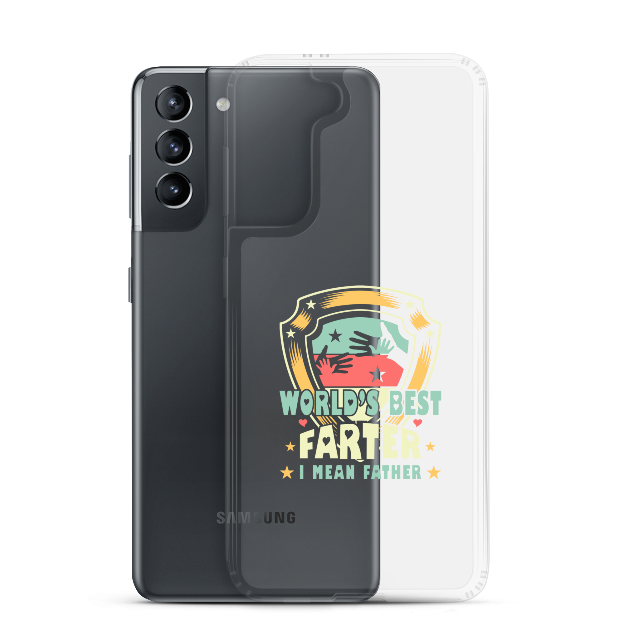 World's Best Farter I Mean Father Clear Case for Samsung®