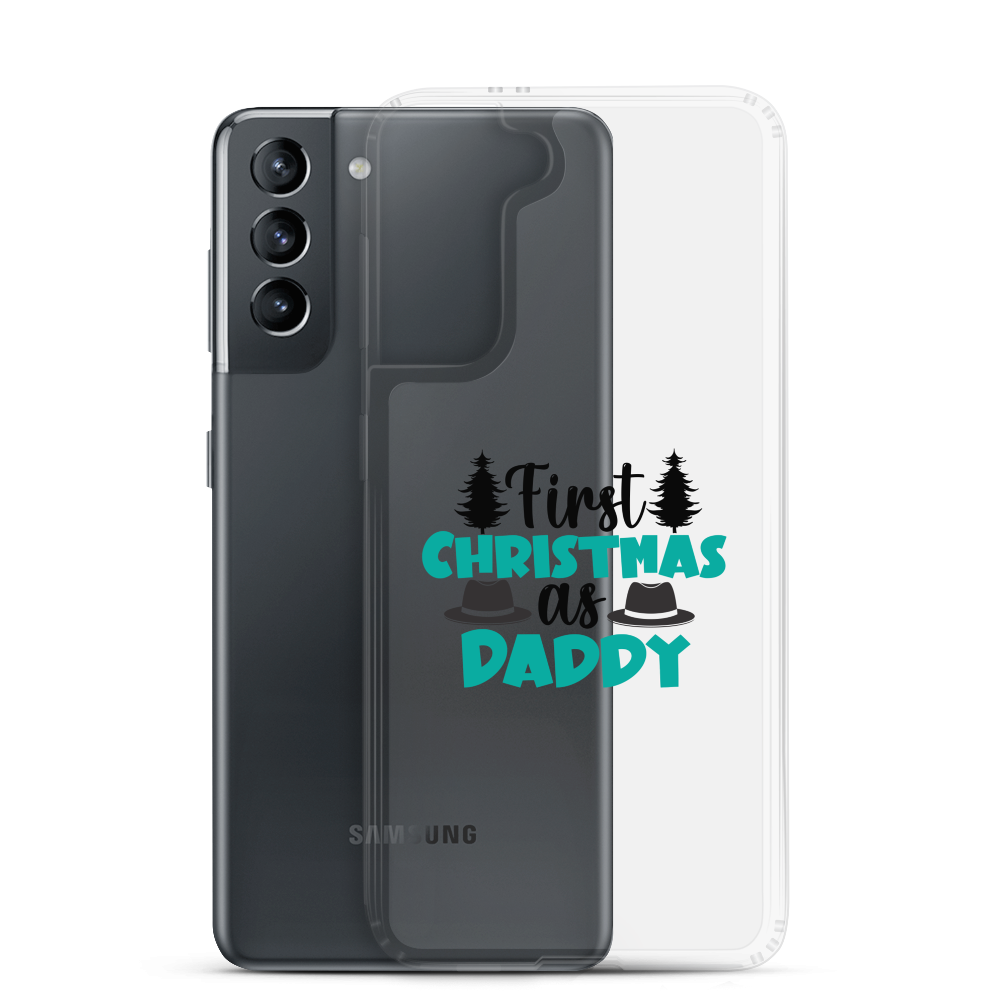 First Christmas As Daddy Clear Case for Samsung®