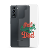 First Christmas As Dad Clear Case for Samsung®