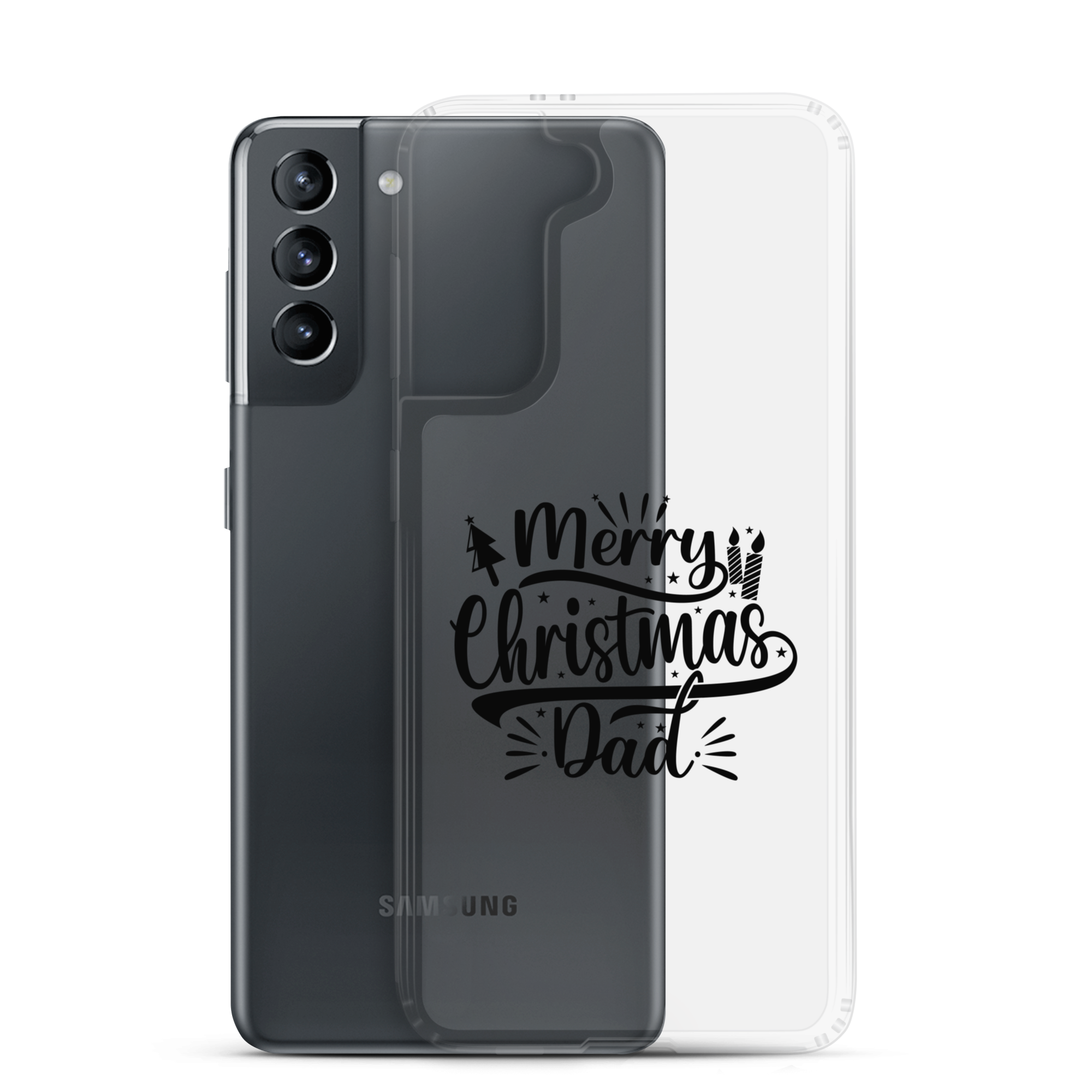 Merry Christmas Dad Clear Case for Samsung®