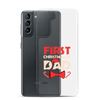 First Christmas As Dad Clear Case for Samsung®