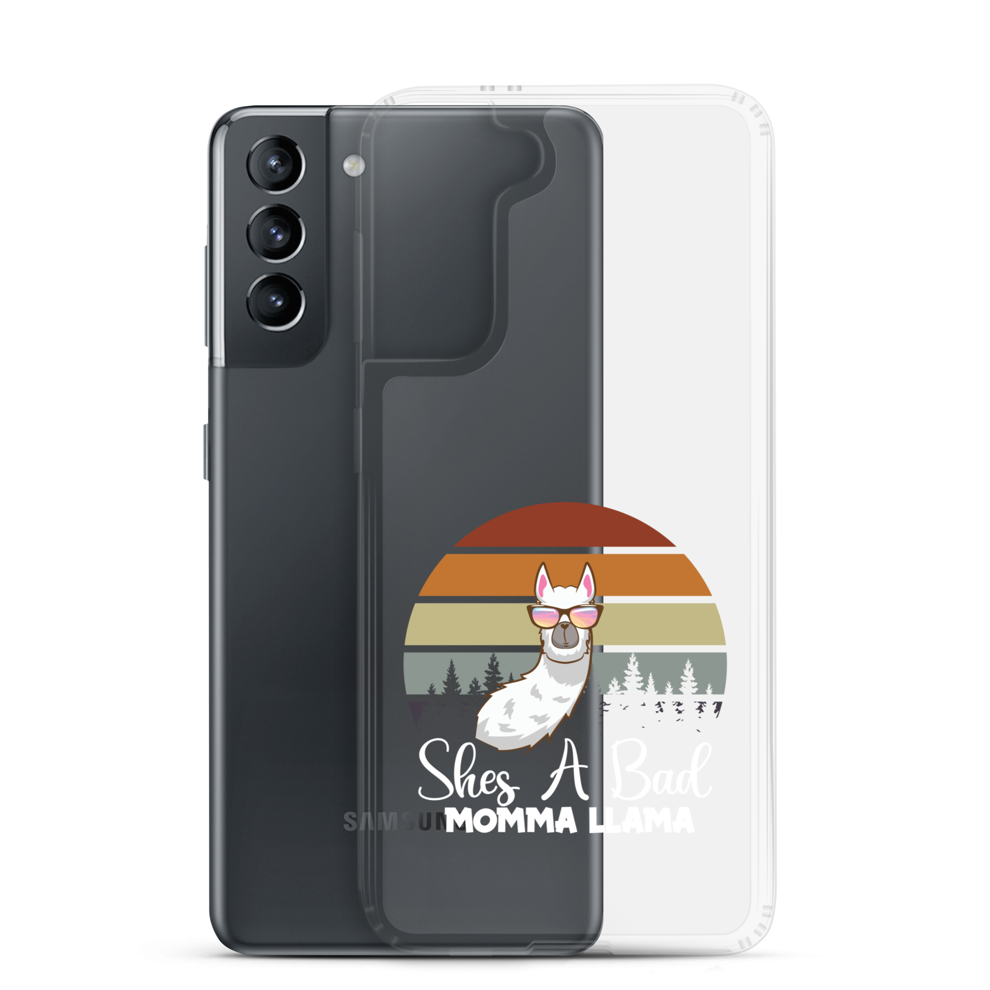 She's A Bad Momma Llama Clear Case for Samsung®