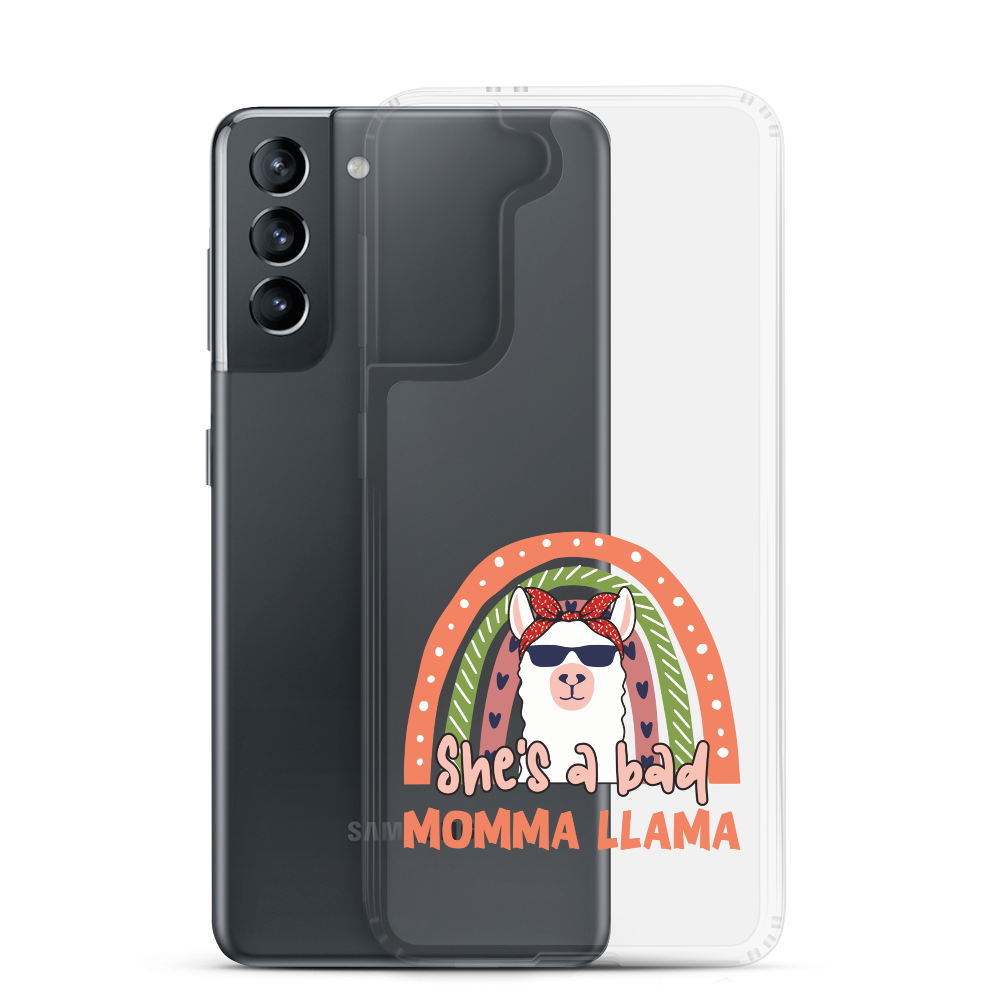 She's A Bad Momma Llama Clear Case for Samsung®