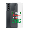 First Christmas As Dad Clear Case for Samsung®