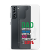 Dad Thanks For Not Pulling Out, Happy Father's Day, Love Clear Case for Samsung®