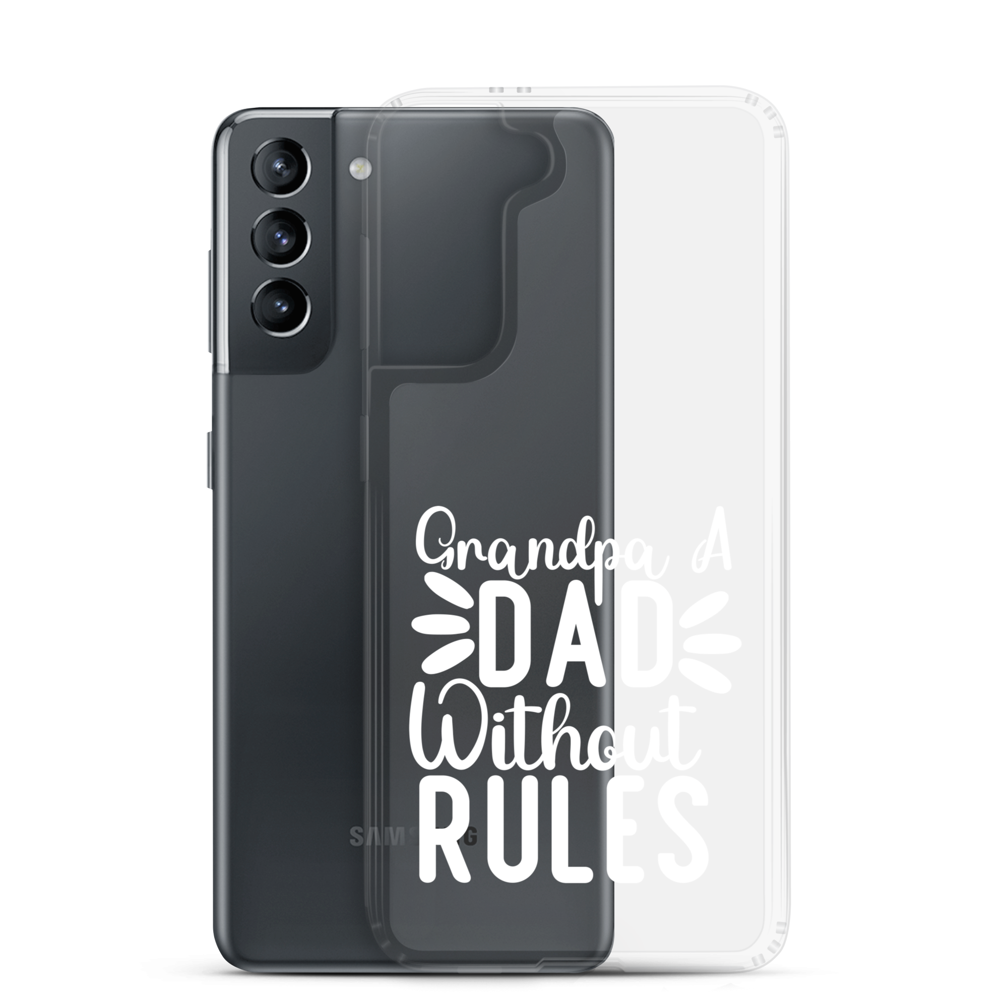 Grandpa A Dad Without Rules Clear Clear Case for Samsung®