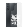 Grandpa A Dad Without Rules Clear Clear Case for Samsung®