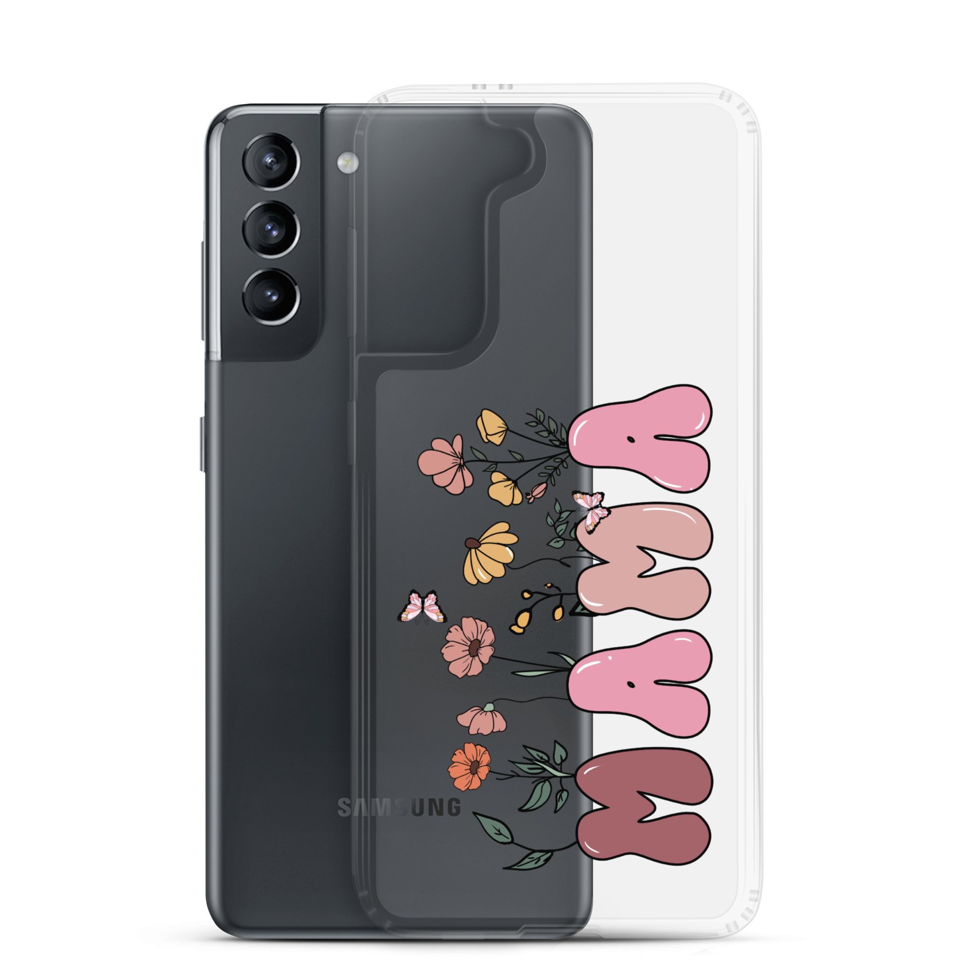 Floral Mama Clear Case for Samsung®