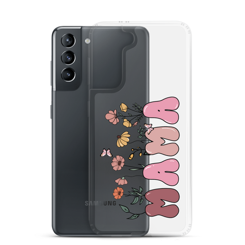 Floral Mama Clear Case for Samsung®