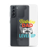 Birthday Dad Time To Level Up Clear Case for Samsung®