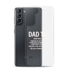 Dad Tax  Portion Of An Item A Dad Is Entitled To Clear Case for Samsung®