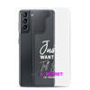 Just Want to Tell You A Secret I'm Pregnant Clear Case for Samsung®