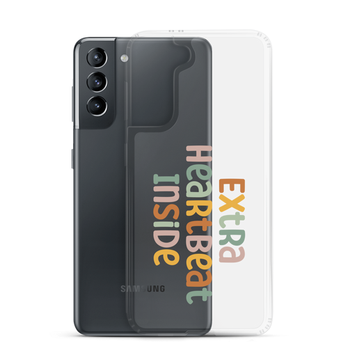 Extra Heartbeat Inside Clear Case for Samsung®