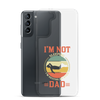 I'm Not Sleeping, I'm Resting My Eyes, Dad Clear Case for Samsung®