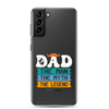 Dad The Man The Myth The Legend Clear Case for Samsung®