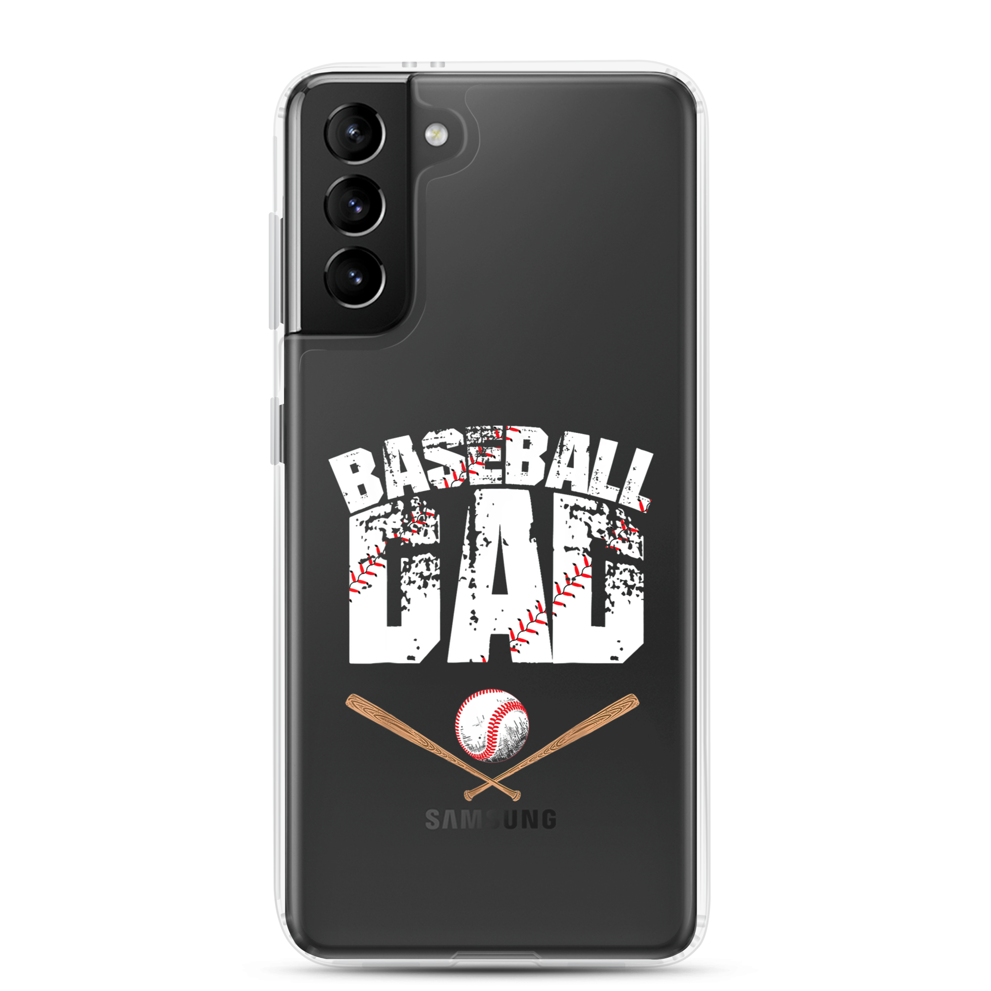 Baseball Dad Clear Case for Samsung®