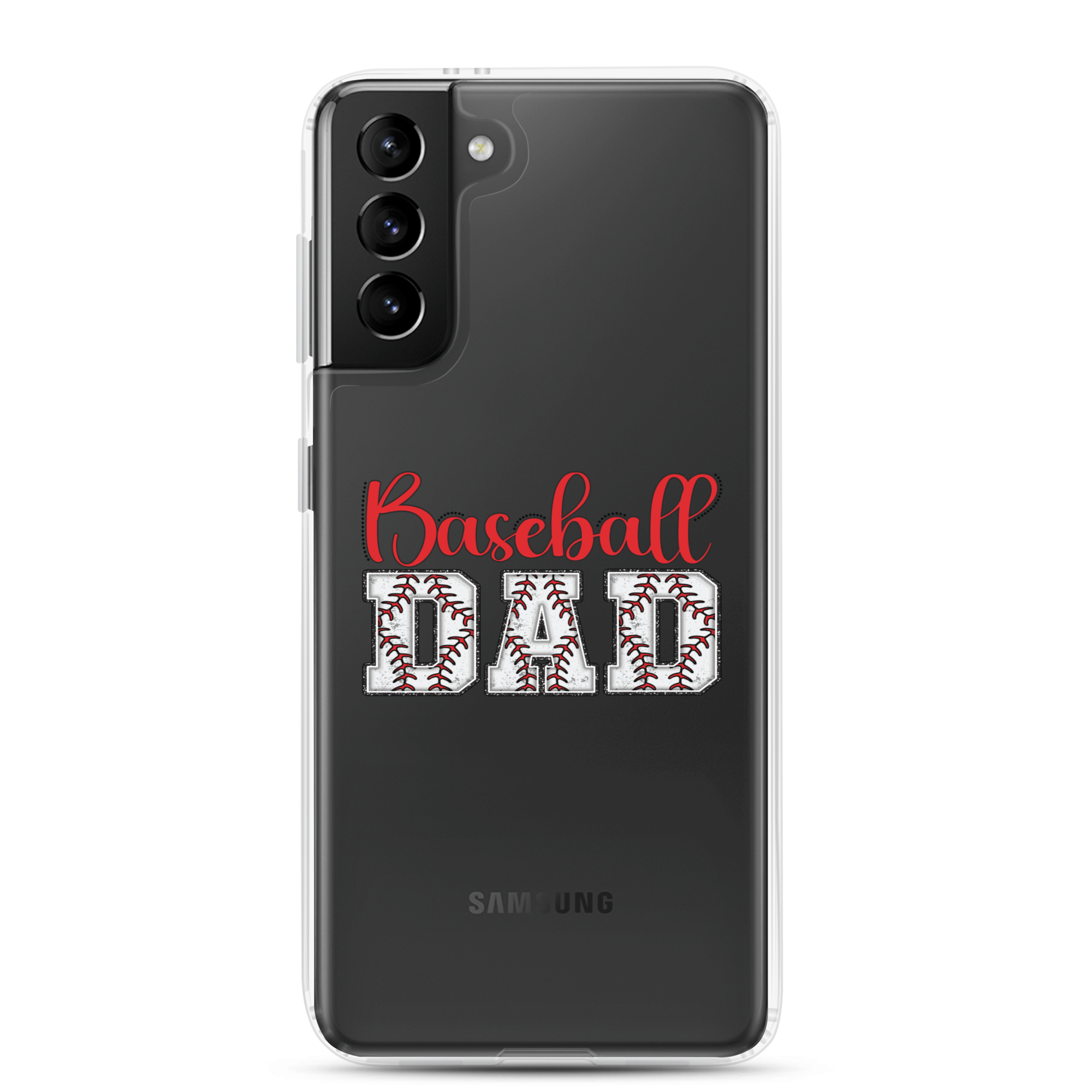 Baseball Dad Clear Case for Samsung®