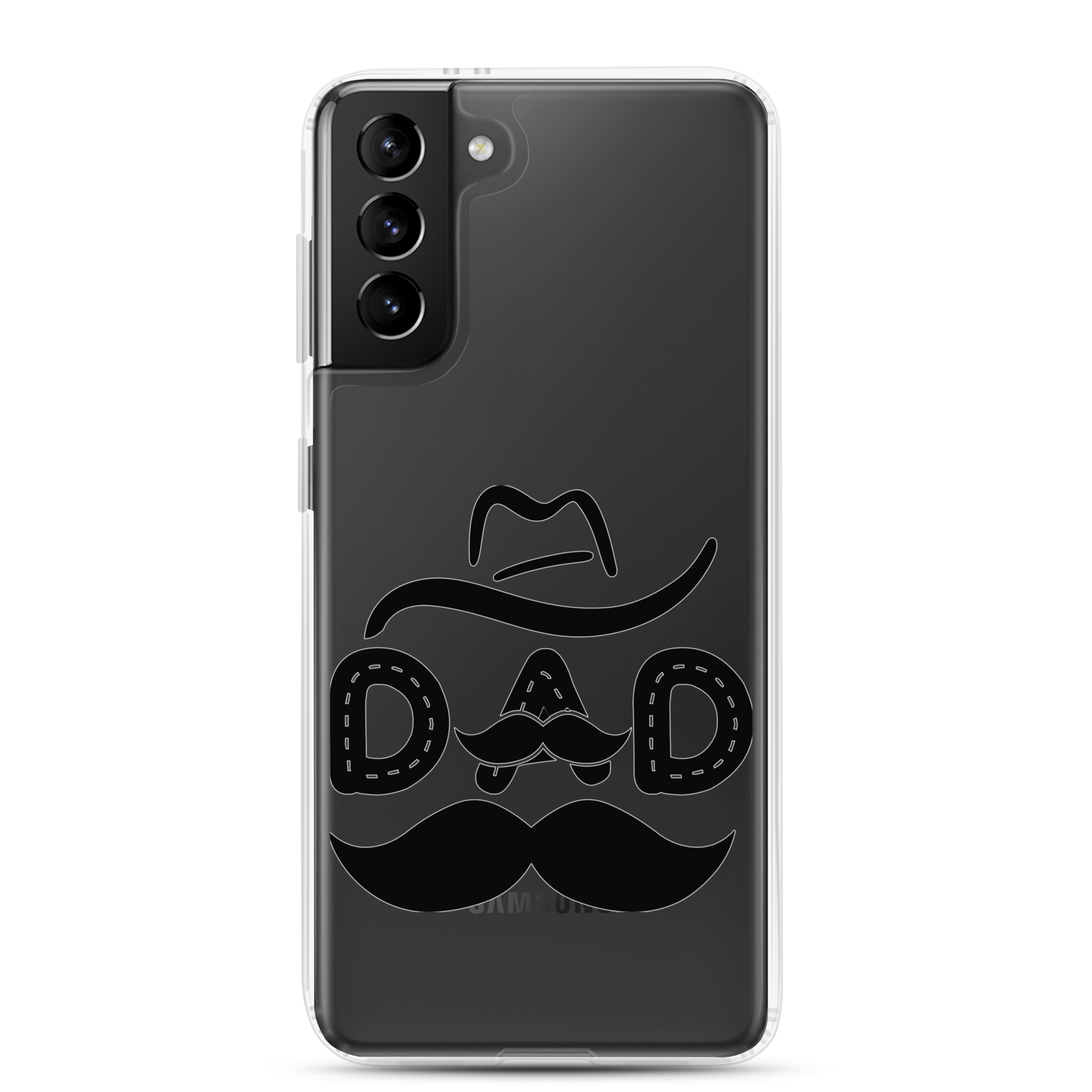 Dad Cowboy Clear Case for Samsung®