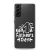 Our First Father's Day Clear Case for Samsung®