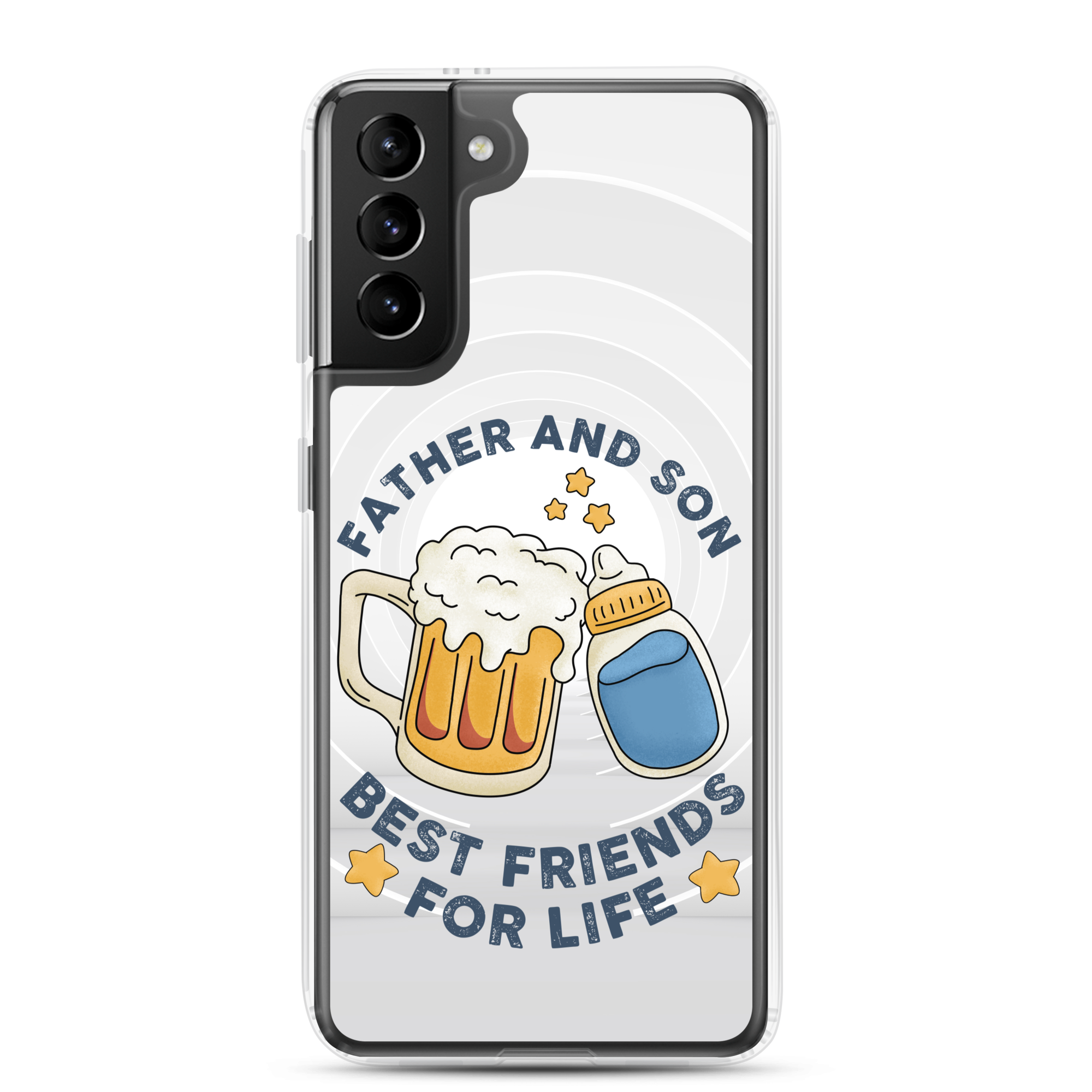 Father And Son Best Friends For Life Clear Case for Samsung®