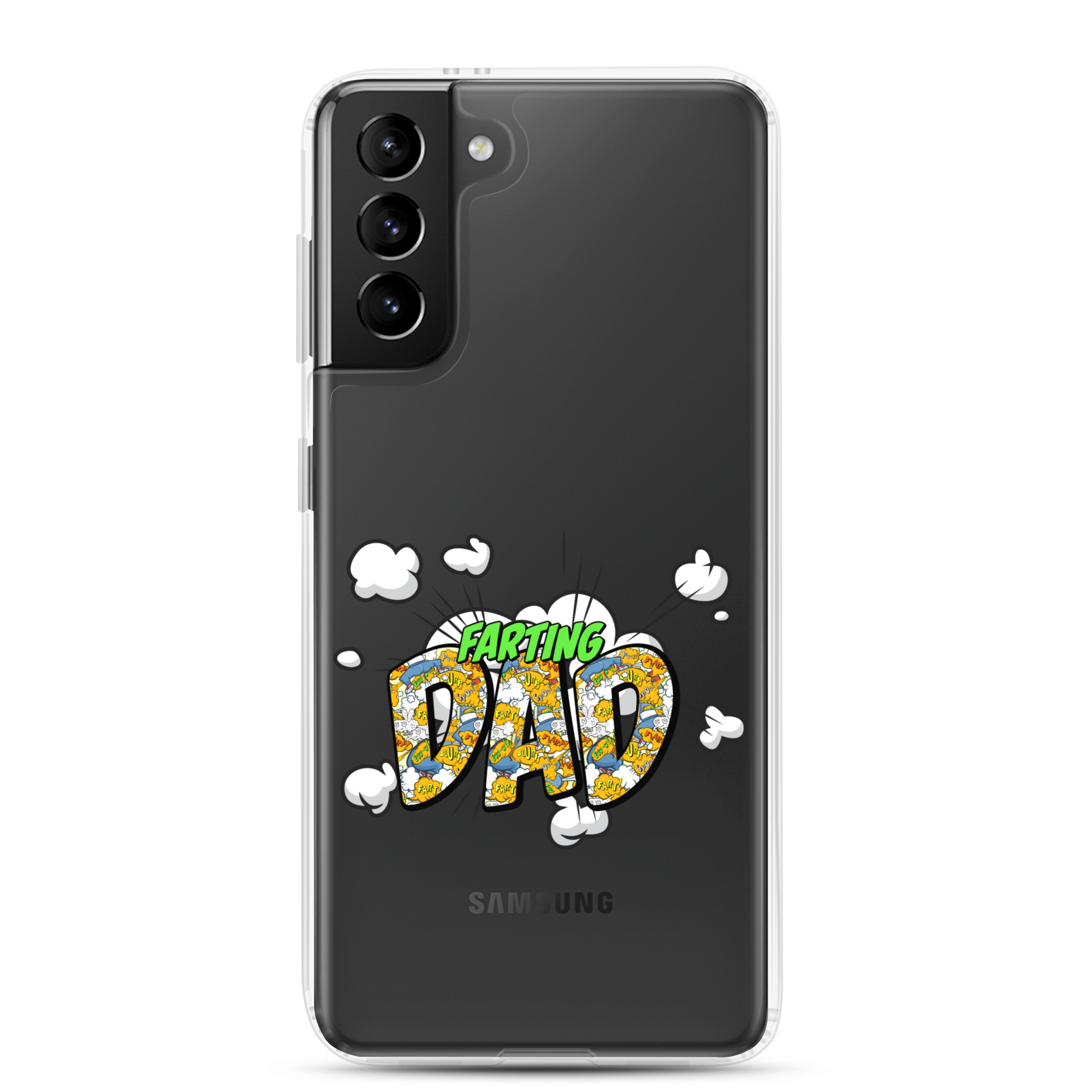 Farting Dad Clear Case for Samsung®