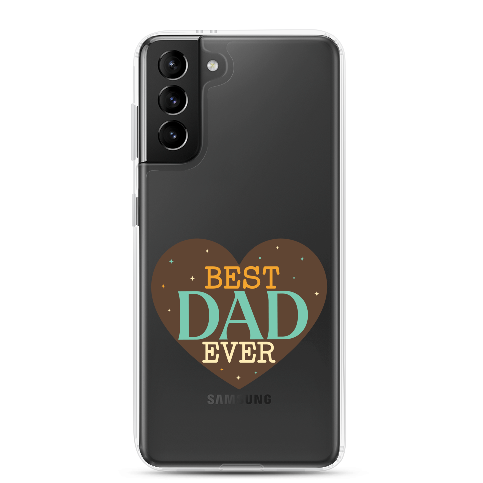 Best Dad Ever Clear Case for Samsung®