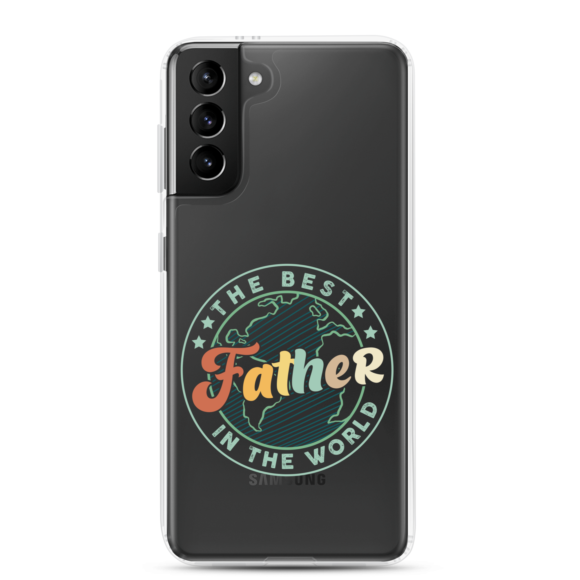 The Best Father In The World Clear Case for Samsung®