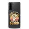 Dad Of Twins Twice The Love Half The Sleep Clear Case for Samsung®