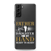 Father And Daughter Tide By Hand Heart To Heart Clear Case for Samsung®