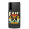 Best Cat Dad Ever Clear Case for Samsung®