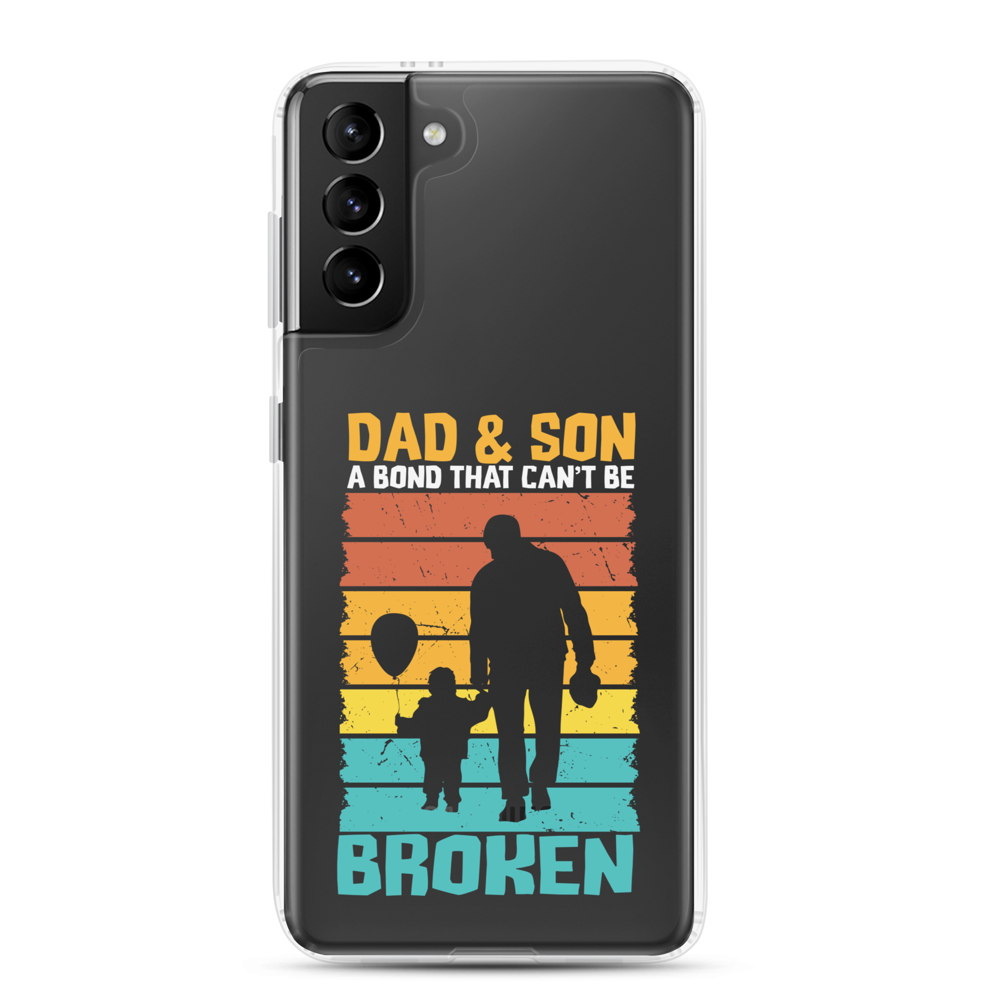 Dad And Son A Bond that can't Be Broken Clear Case for Samsung®