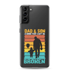 Dad And Son A Bond that can't Be Broken Clear Case for Samsung®