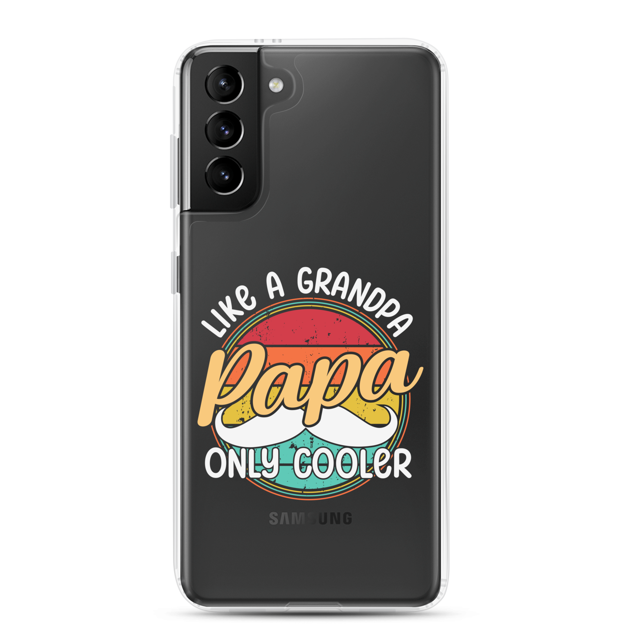 Papa Like A Grandpa Only Cooler Clear Case for Samsung®