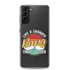 Papa Like A Grandpa Only Cooler Clear Case for Samsung®