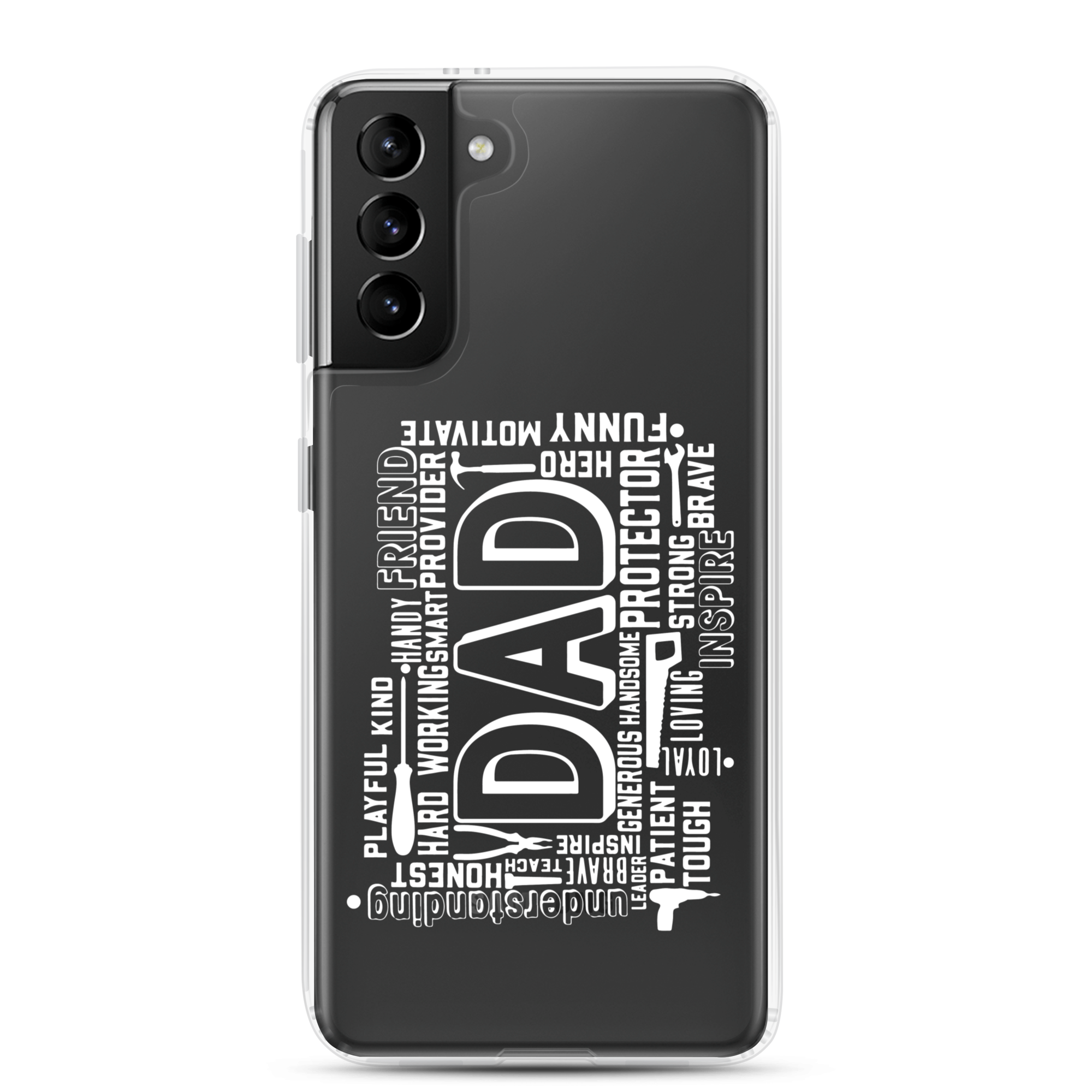 Dad Hardworking Smart Provider Friend Clear Case for Samsung®