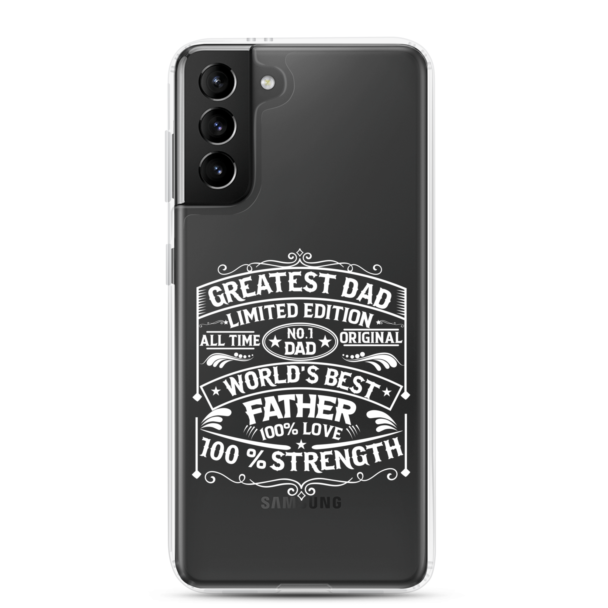 Greatest Dad Limited Edition All Time Clear Case for Samsung®