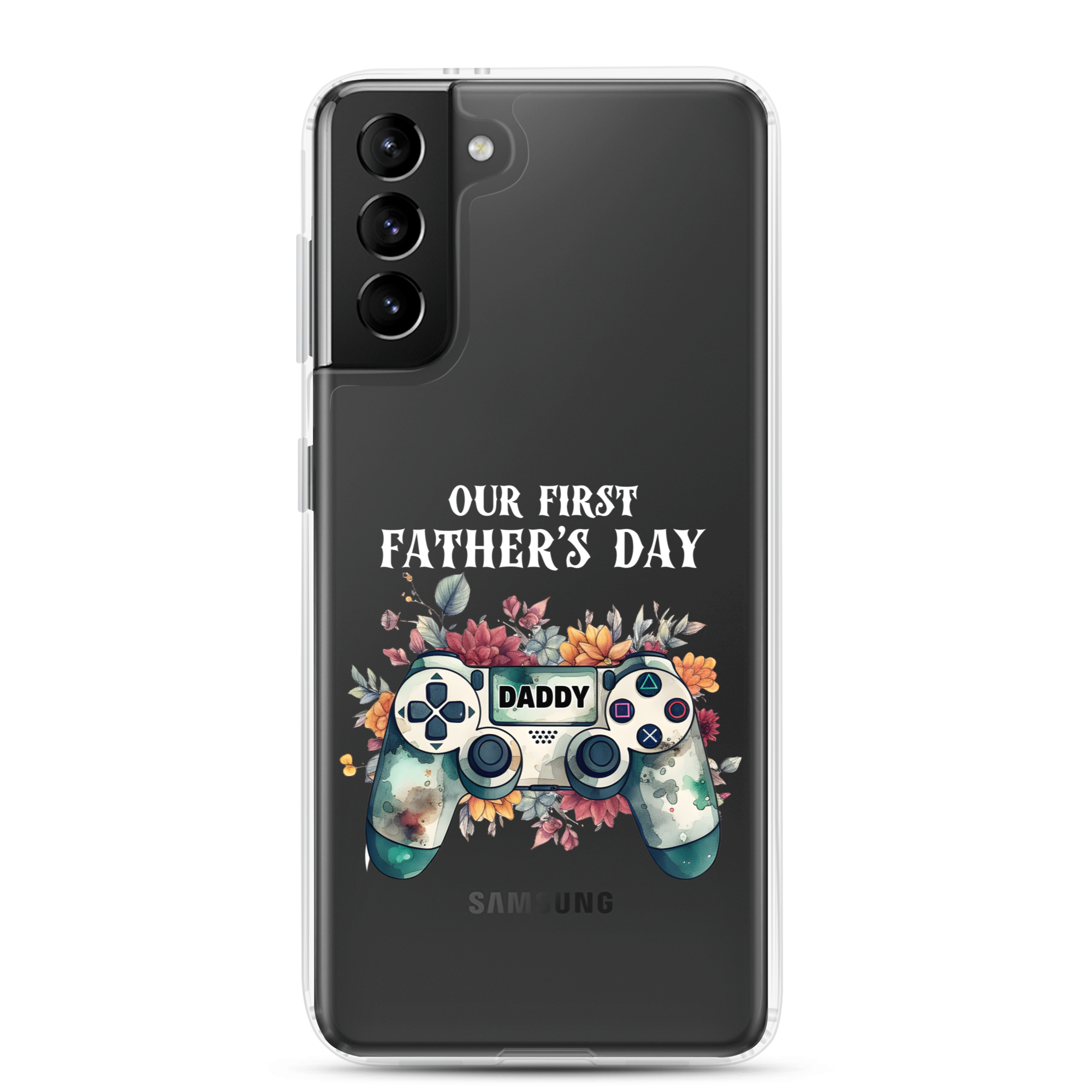 Our First Father's day Clear Case for Samsung®