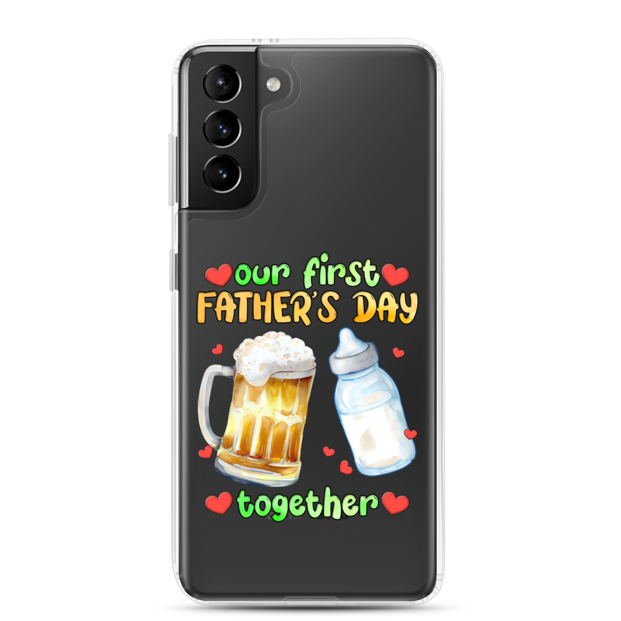 Our First Father's Day Together Clear Case for Samsung®