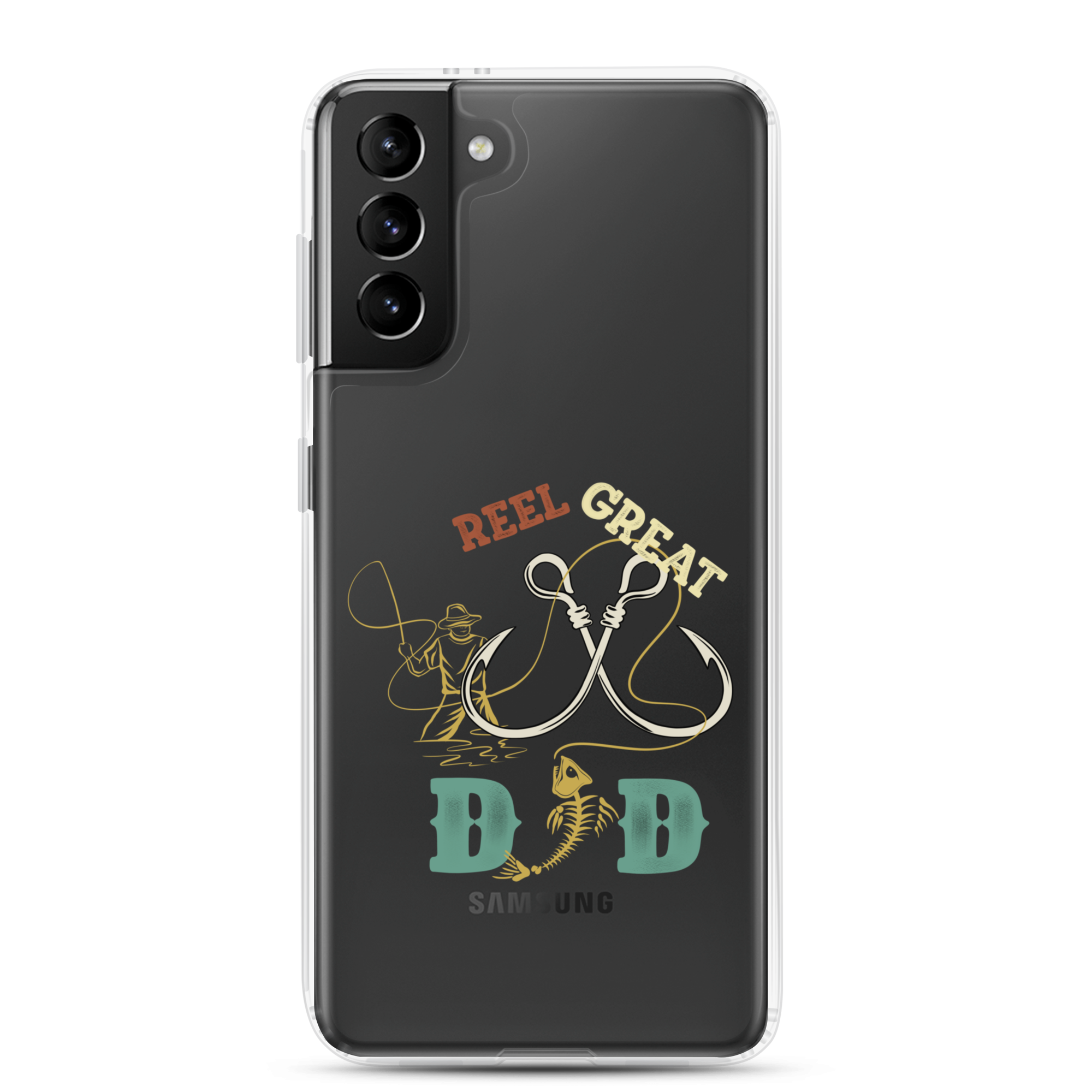 Reel Great Dad Clear Case for Samsung®