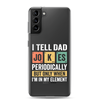 I Tell Dad Jokes Periodically When I'm In My Element Clear Case for Samsung®