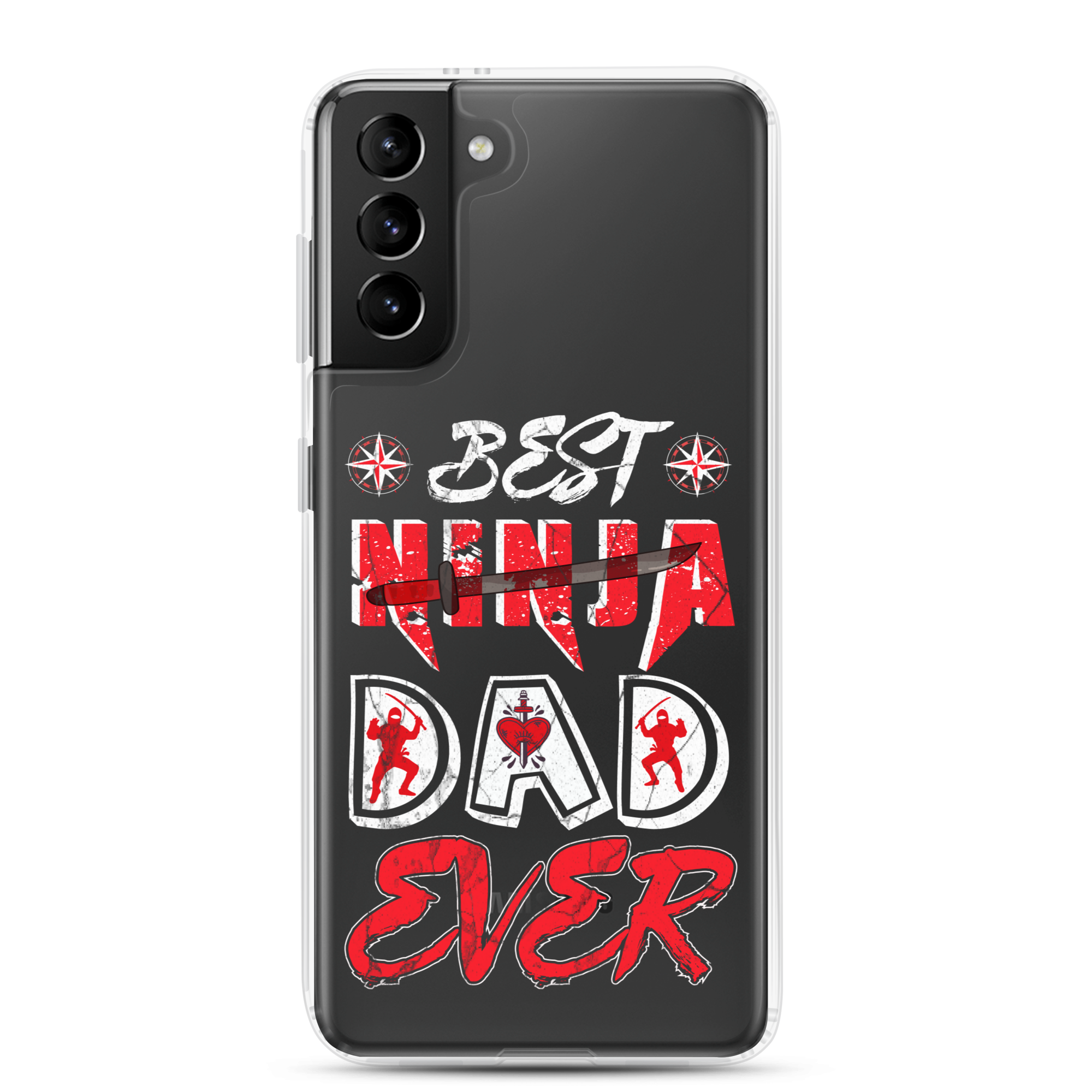 Best Ninja Dad Ever Clear Case for Samsung®